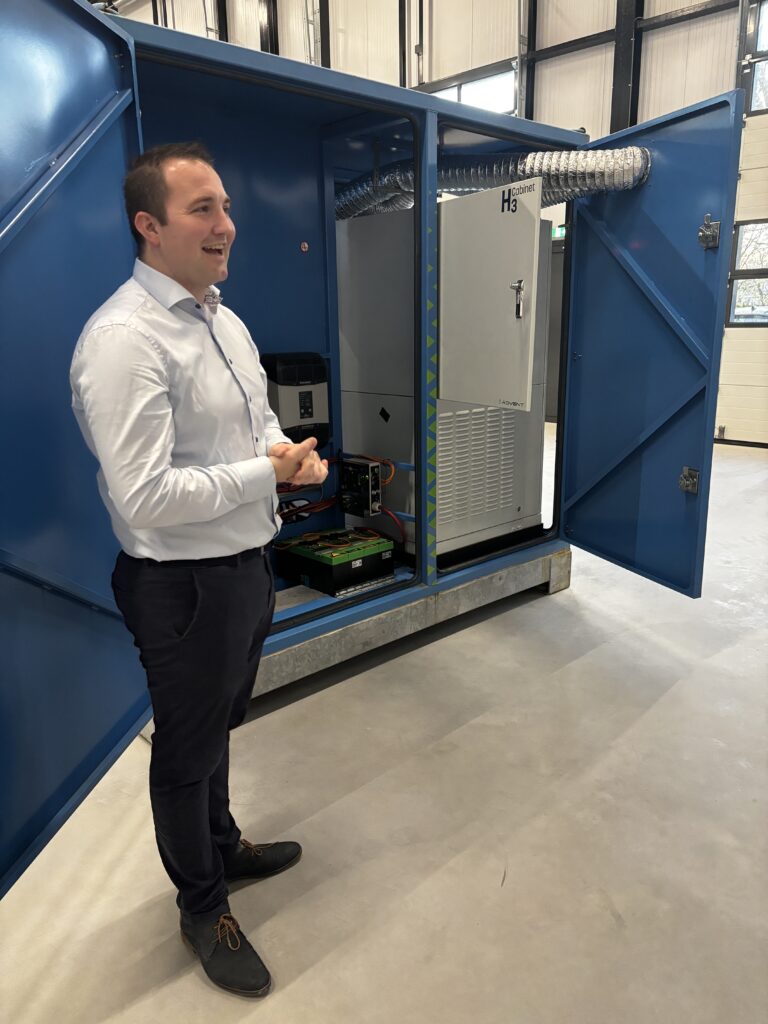 Het eerste prototype van de methanol aggregaat van NGM.