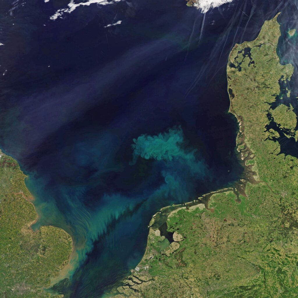 Noordzee op schaal